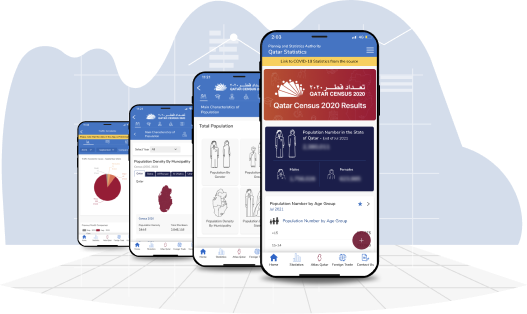 Qatar Statistics Mobile App banner